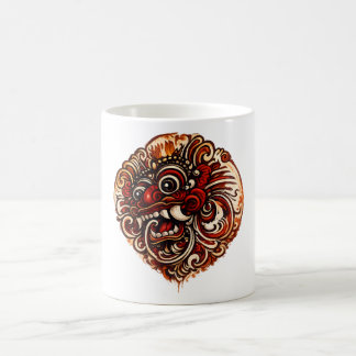 Balinese Barong Illustration Classic Mug