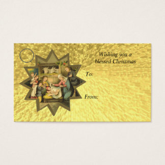 Balise Antique Allemande de Noël Carte cadeau de l