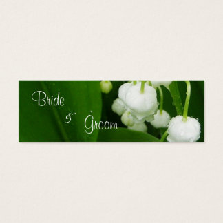 Balise Carte de remerciements Mariage Fleurs blanc