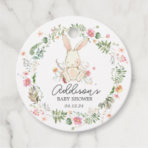 Balise de faveur de lapin, étiquette de faveur de