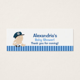 Balise de la police de flic de bébé Carte de visit