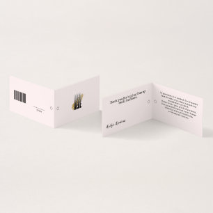 Balise de prix pour vêtements UPC simple à blanc