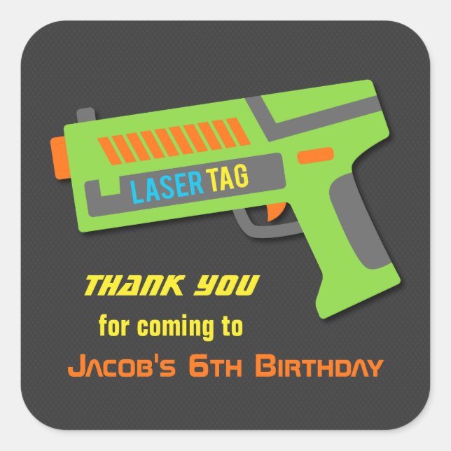 Balise laser pour enfants Stickers décoration d'an (Devant)