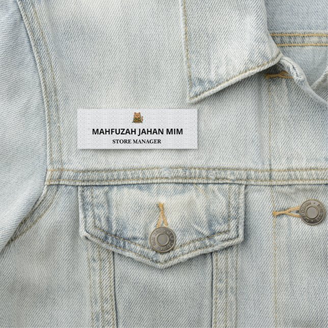 Balises de nom personnalisées ・ Badges magnétiques (En situation)