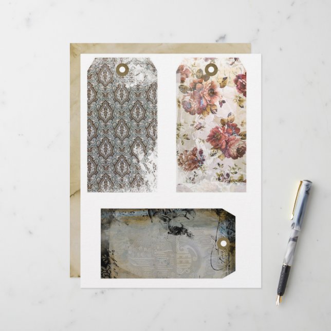 Balises d'expédition du journal en junk de 3 6 x 1 (Devant/Arrière en situation)