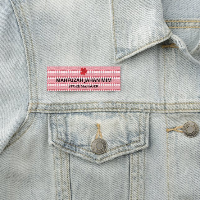 Balises et Étiquettes de nom personnalisé. Durable (En situation)