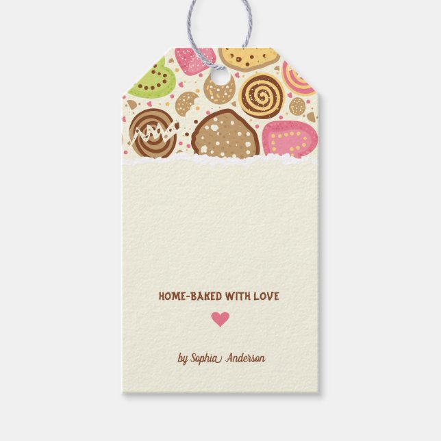 Balises pour cadeaux maison, étiquettes cadeaux de (Devant)