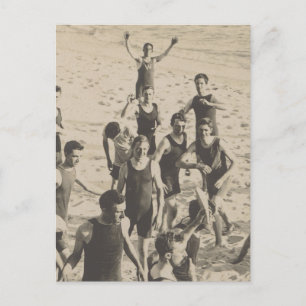 Ball Games on the Beach Carte postale