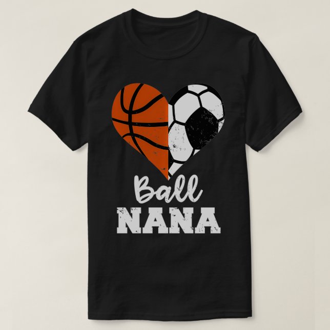 Ball Nana Funny Soccer Basketball Nana Pullover (Design devant)