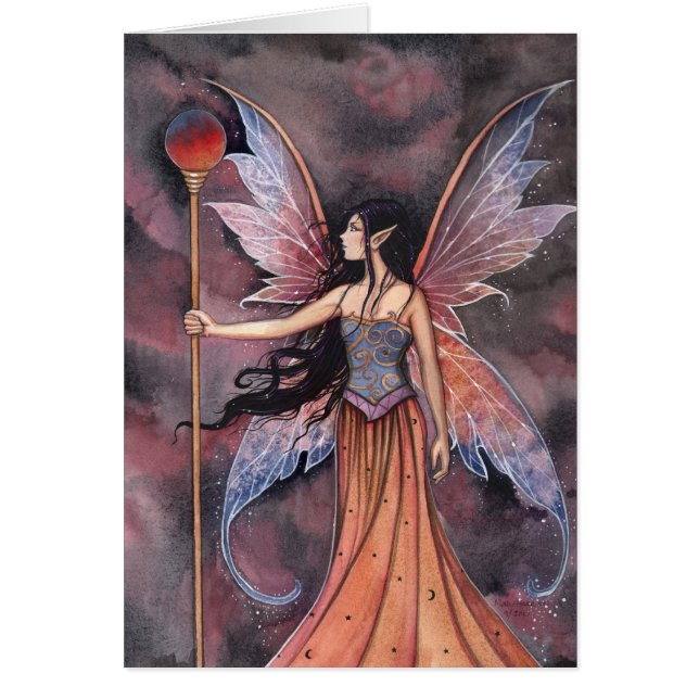 Ball of Fire Fairy Card (Devant)