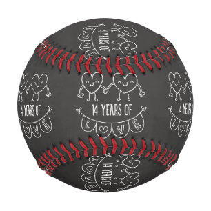 Balle De Baseball 14e Anniversary Poison de Chalk Hearts