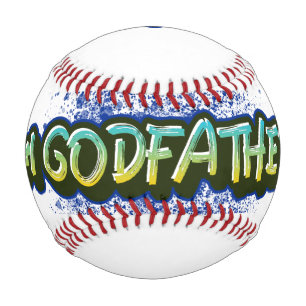 BALLE DE BASEBALL #1 GODFATHER GRAFFITI INSPIRÉ