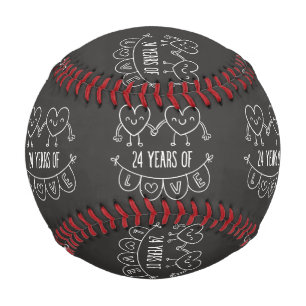 Balle De Baseball 24e Anniversary Poison de Chalk Hearts