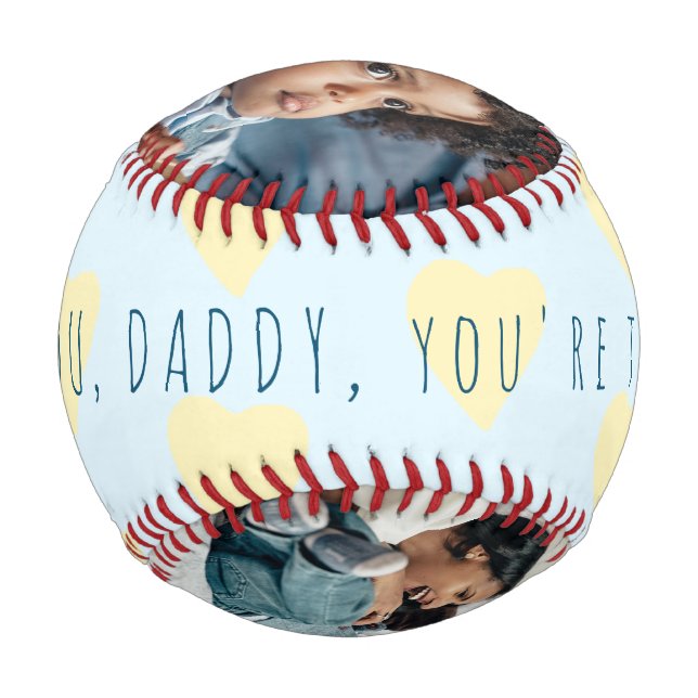 Balle De Baseball 3 photo shoots collage Fête des pères Aimez-vous p (Devant)