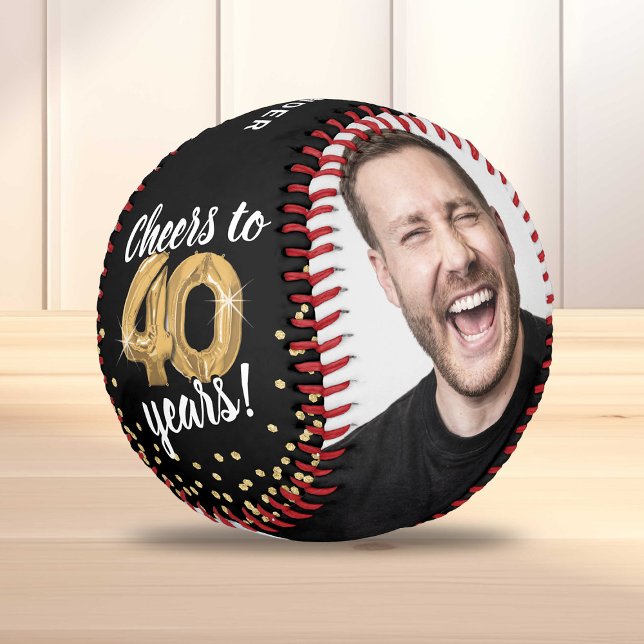 Balle De Baseball À 40 ans, quelle fête ! - Photo de 40e anniversair (Créateur téléchargé)