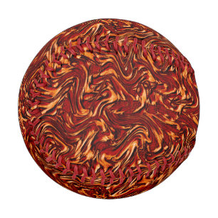 Balle De Baseball A l'air d'orange et de corail texturé de mur