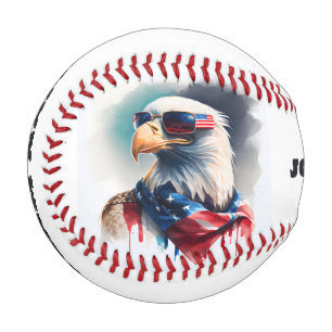 Balle De Baseball Aigle patriotique