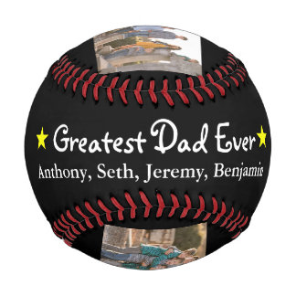 Balle De Baseball Ajouter 5 Collage photo Plus grand papa jamais Fêt