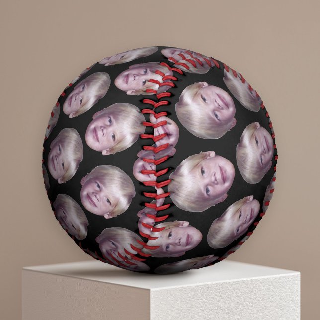 Balle De Baseball Ajouter votre photo de tête flottante - Petit Moti (Custom Photo Baseball)