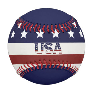 Balle De Baseball America Drapeau américain Motif américain