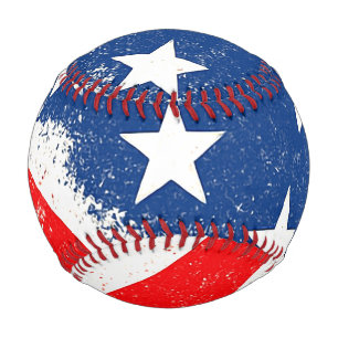 Balle De Baseball American Flag Shirt USA Patriotique Star Stripes