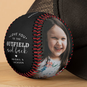 Balle De Baseball Amour Moderne Vous Jusqu'au Champ Extérieur & Reto