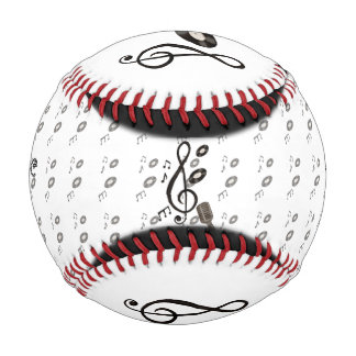 Balle De Baseball Amoureux de la musique