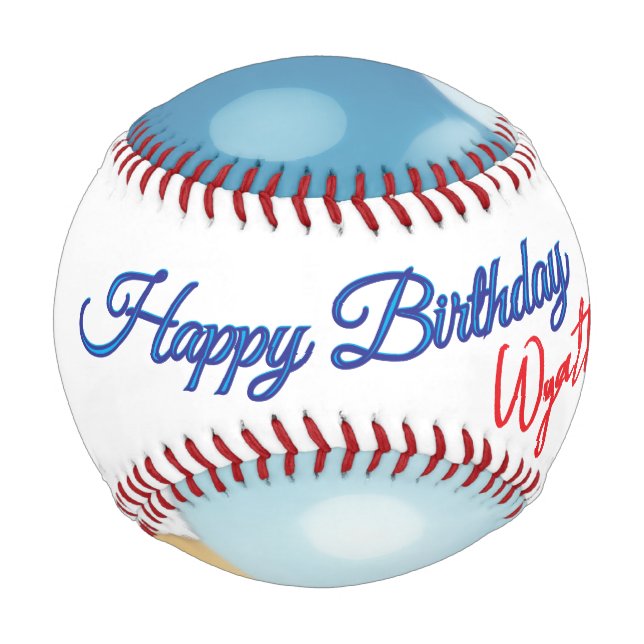 Balle De Baseball Anniversaire de baseball  (Devant)