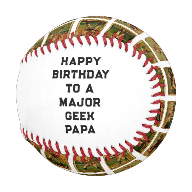 Balle De Baseball Anniversaire personnalisé (Dos Gauche)