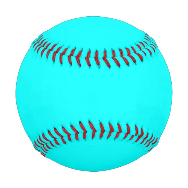 Balle De Baseball Aqua (couleur unie) (Devant)