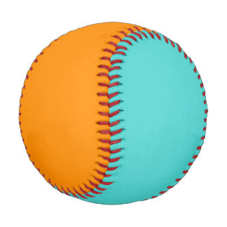 Balle De Baseball Aqua et Orange Baseball