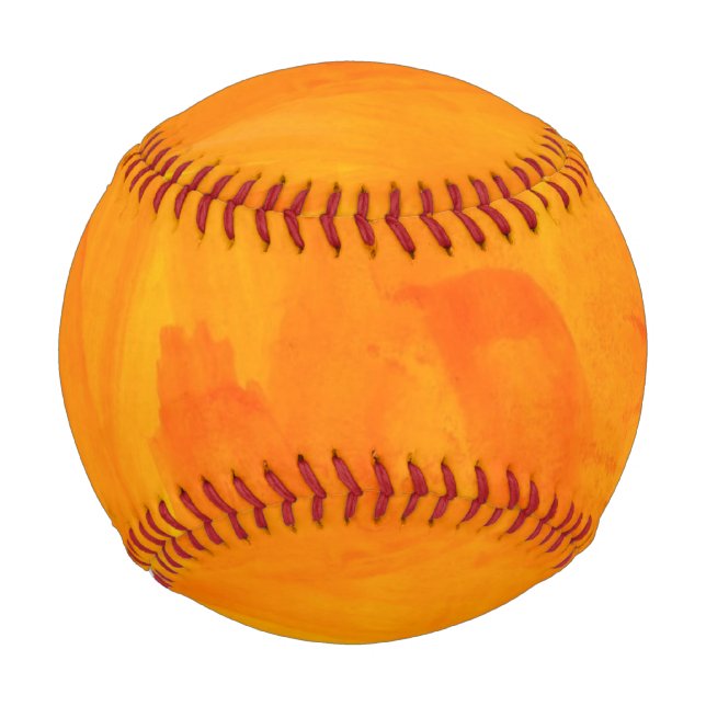 Balle De Baseball Aquarelle Abstraite Arrière - plan sans couture (Devant)