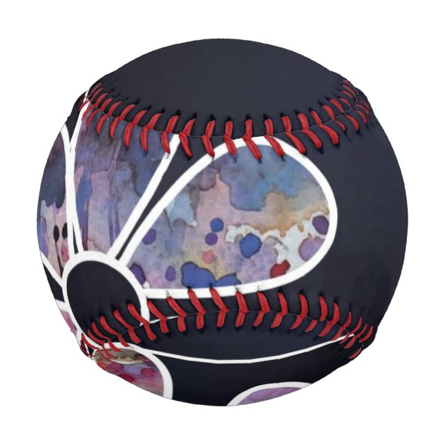 Balle De Baseball Aquarelle arrière - plan 2 (Devant)