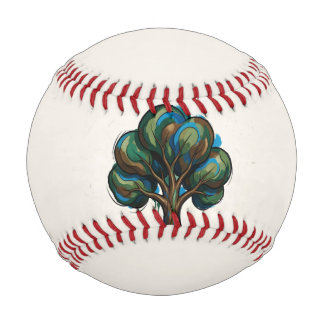 Balle De Baseball Arbre abstrait art ludique