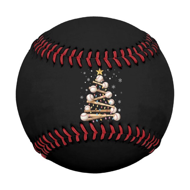 Balle De Baseball Arbre de Noël de baseball Lumière Noël Amateur de  (Devant)