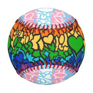 Balle De Baseball Arc-en-ciel à 8 bandes et gigogne à tranchants