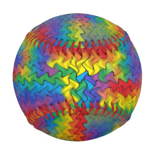Balle De Baseball Arc-en-ciel électrique