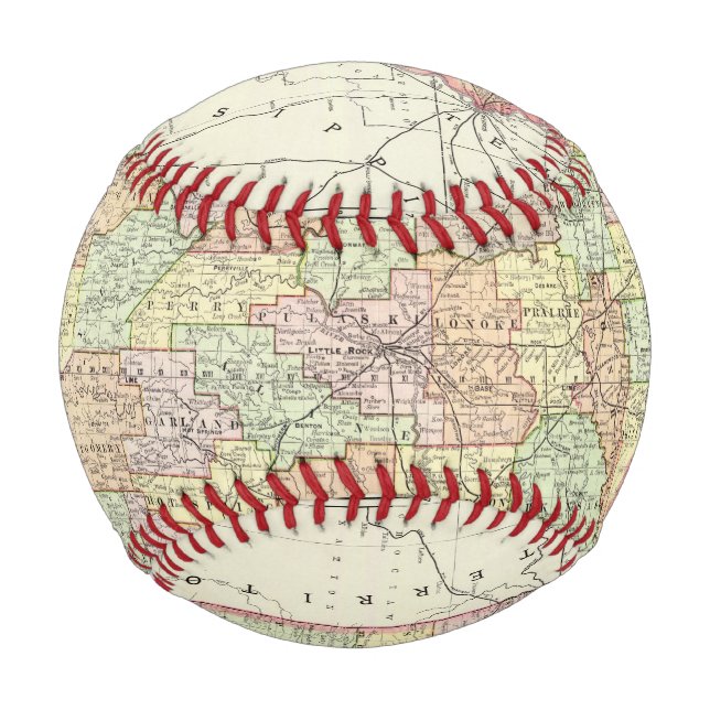 Balle De Baseball Arkansas 6 (Devant)