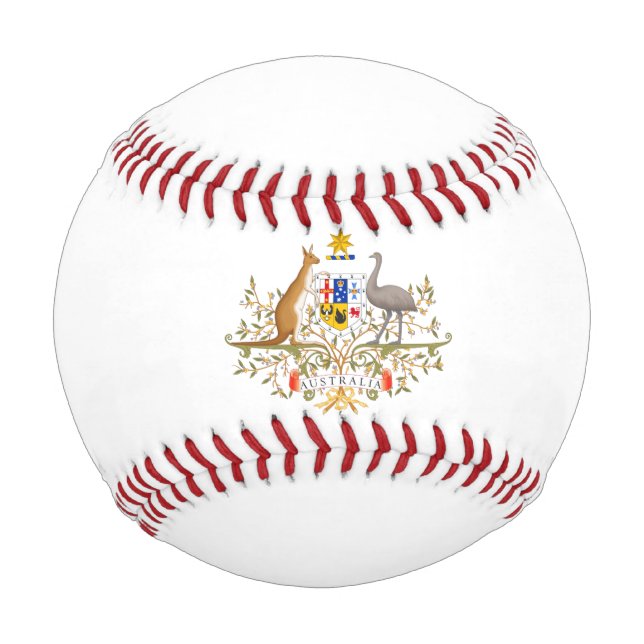 Balle De Baseball Armoiries de l'Australie (Devant)