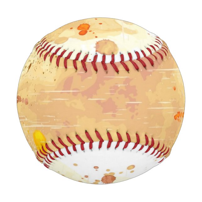 Balle De Baseball arrière - plan aquarelle (Devant)