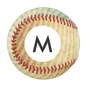 Balle De Baseball Arrière - plan motif Monogram Stripes