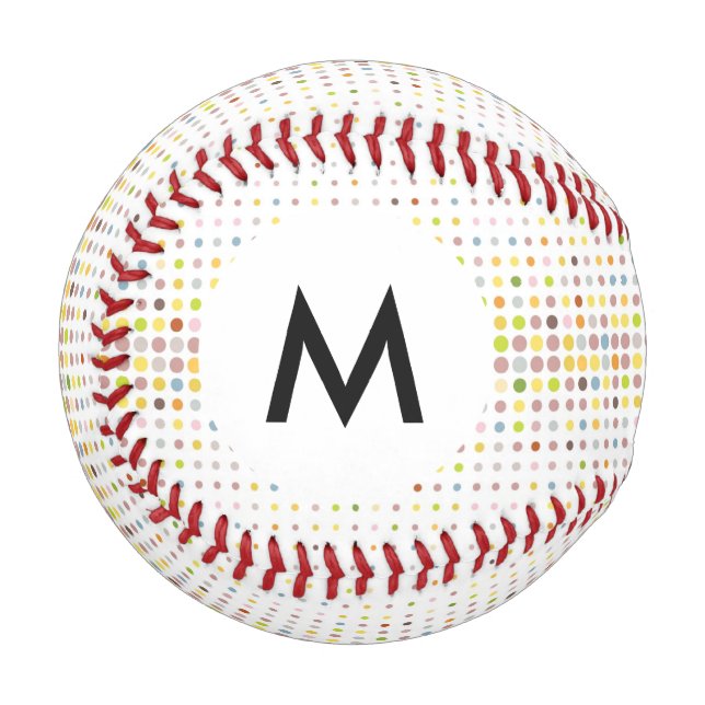 Balle De Baseball Arrière - plan point multicolore Monogram (Devant Gauche)