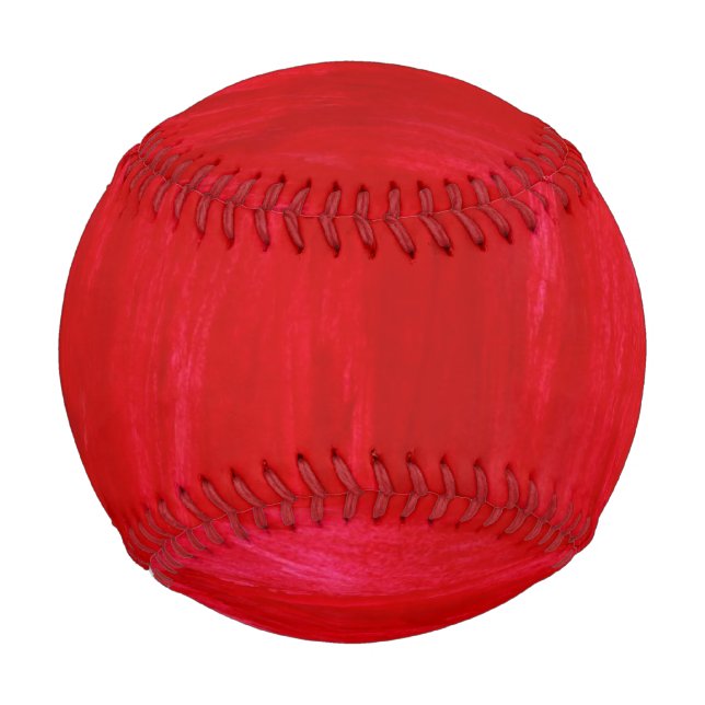 Balle De Baseball Arrière - plan Rouge Sans Fil Abstrait Et Aquarell (Devant)