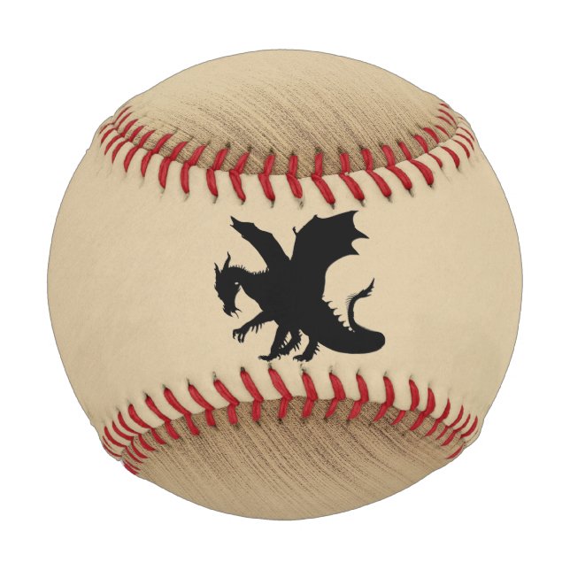Balle De Baseball Arrière - plan rustique Black Dragon (Devant)