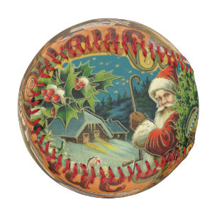 Balle De Baseball Art antique du Père Noël