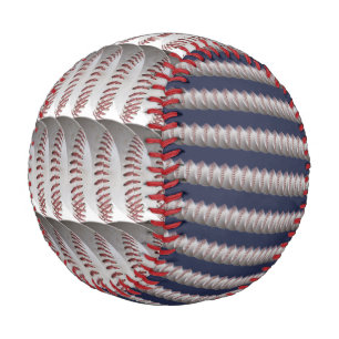 Balle De Baseball Art graphique rouge blanc et bleu