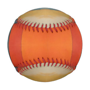 Balle De Baseball Art textile Abstrait : Nature concept art couleurs
