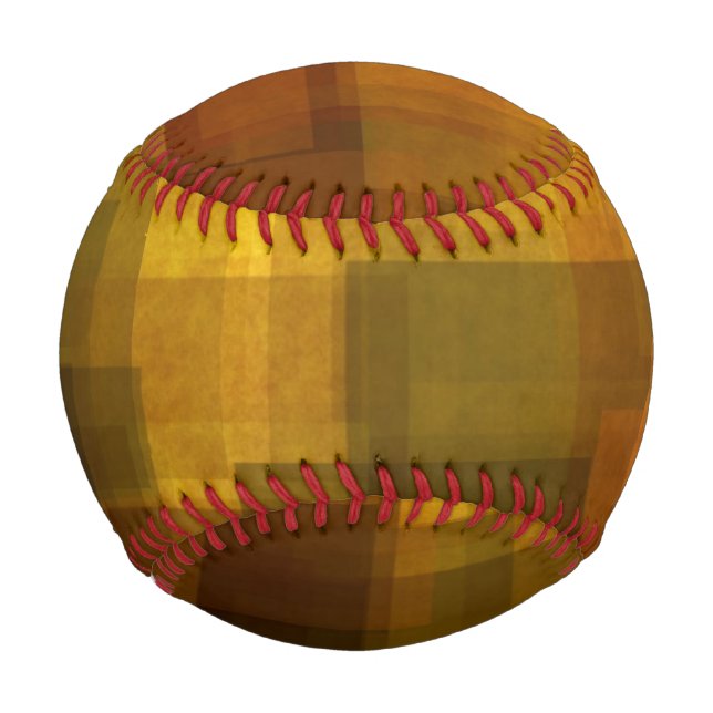 Balle De Baseball art vintage coloré abstrait géométrique (Devant)