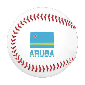 Balle De Baseball Aruba et Aruban Flag with Your Name