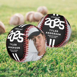 Balle De Baseball Athlète 2025 Graduation Photo personnalisée
